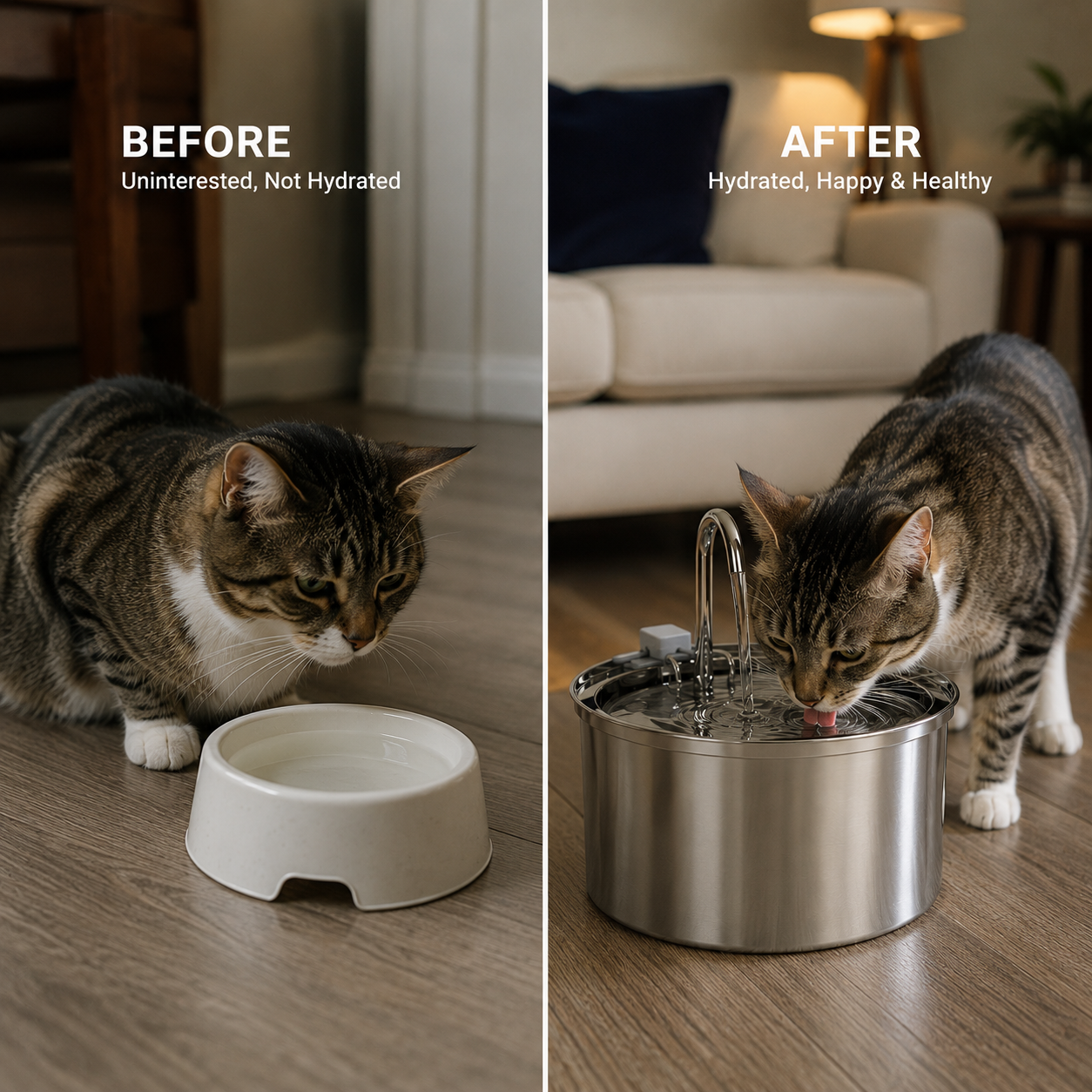 Adequate Hydration & Clean water for pets in ONE WEEK